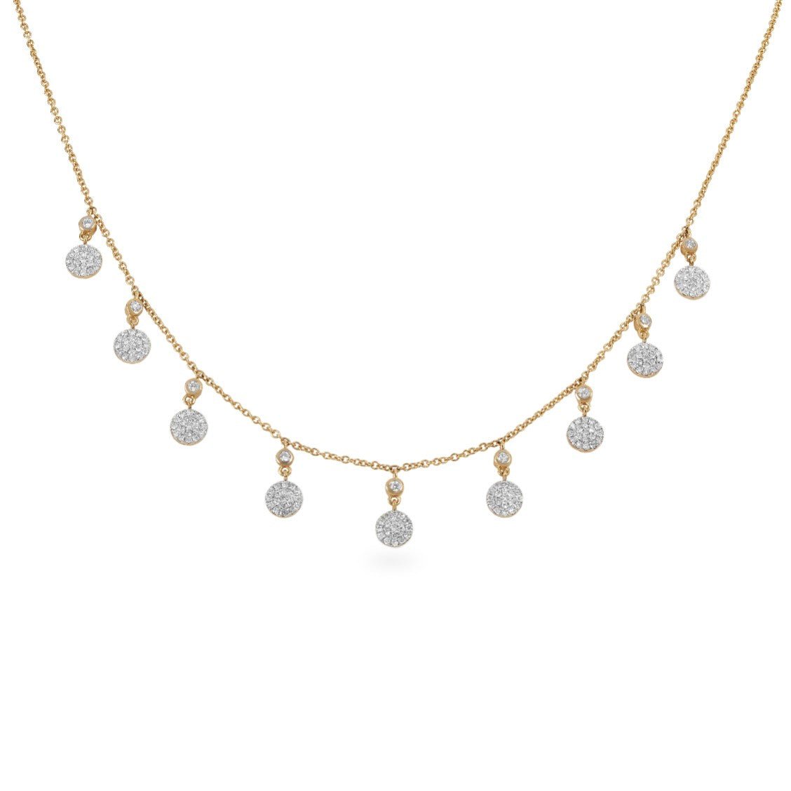 DIAMOND DROP NECKLACE - Soleil Leon