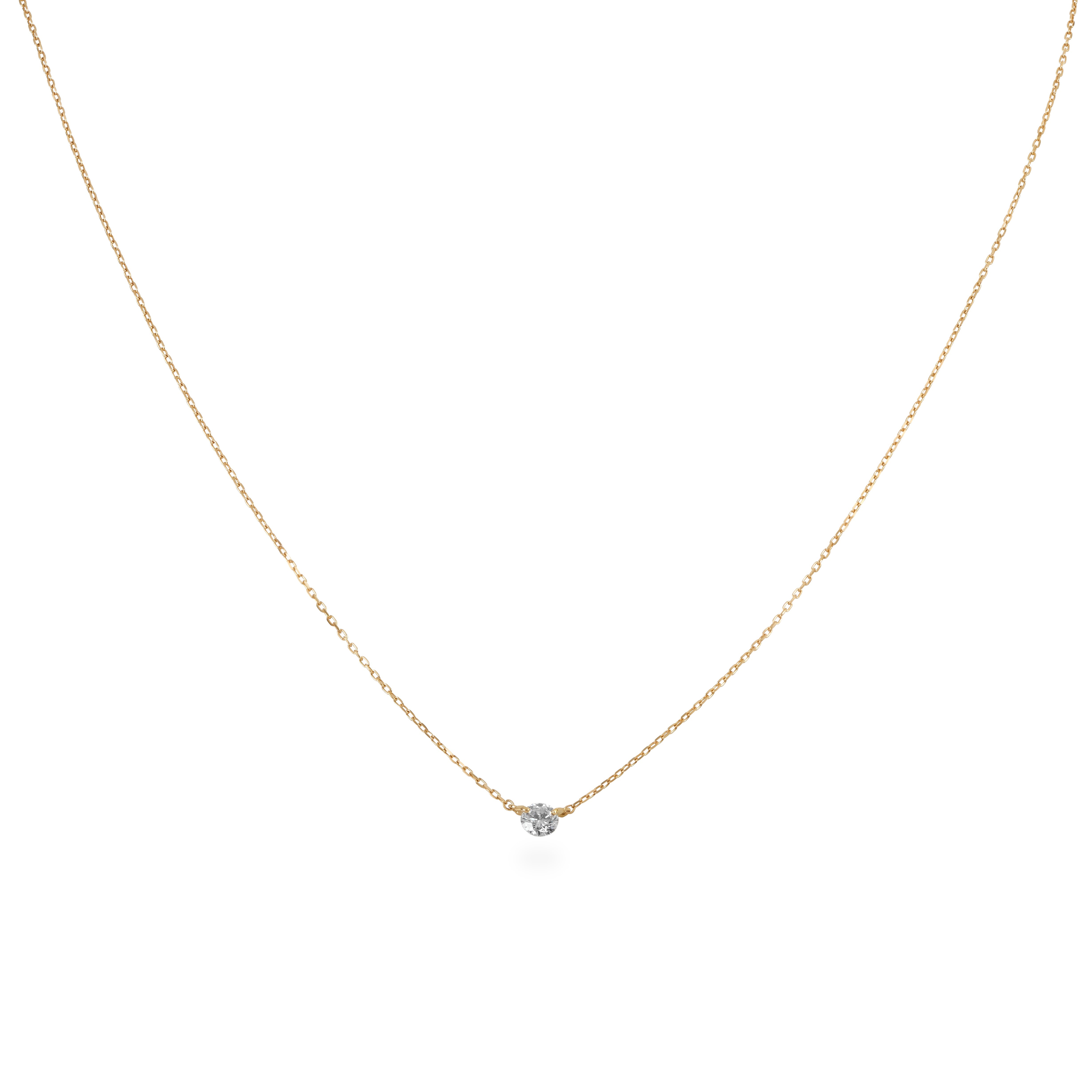 ONE DIAMOND NECKLACE - Soleil Fine Jewelry