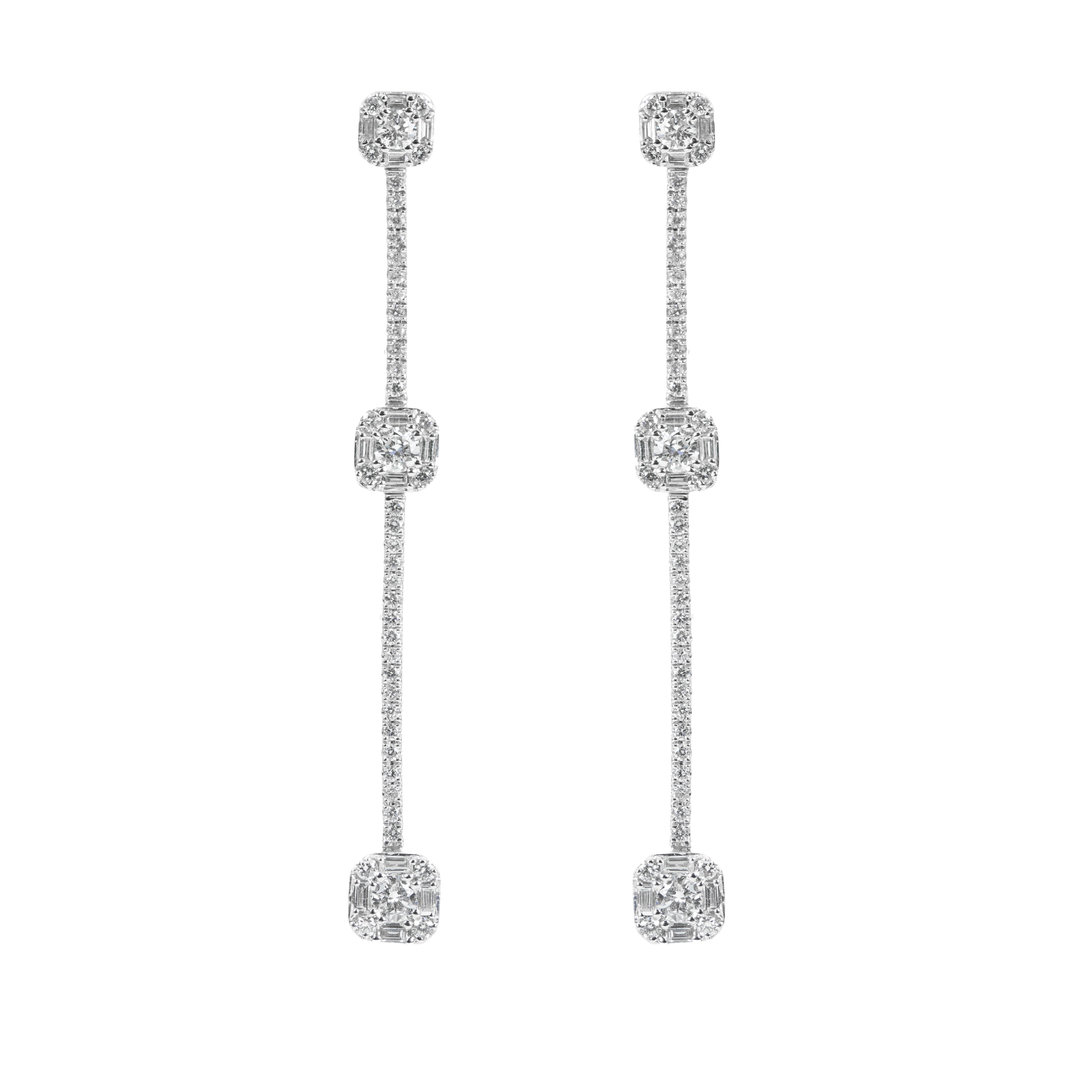 THE DAZZLE DROP EARRINGS - Soleil Fine Jewelry