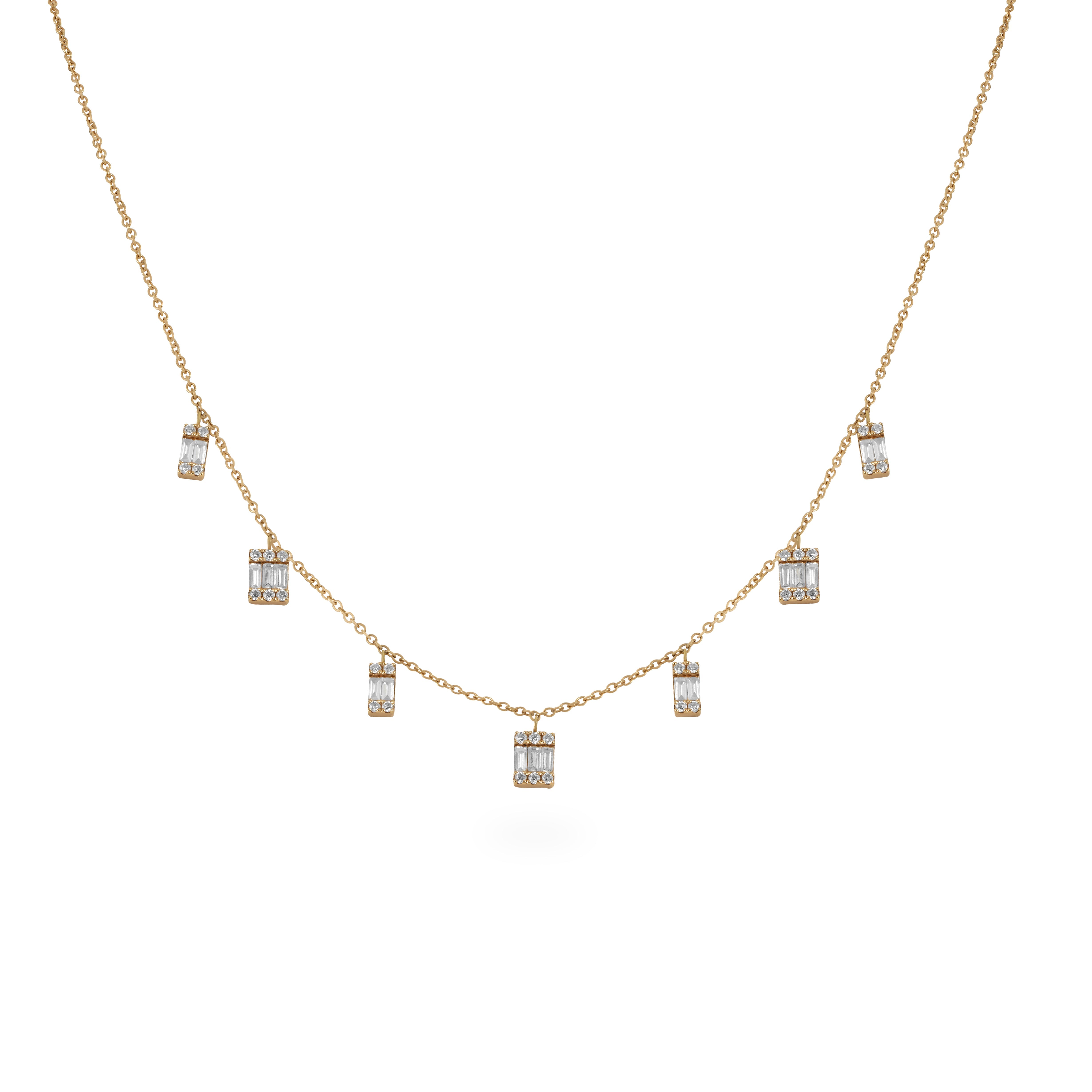 BAGUETTE NECKLACE - Soleil Fine Jewelry