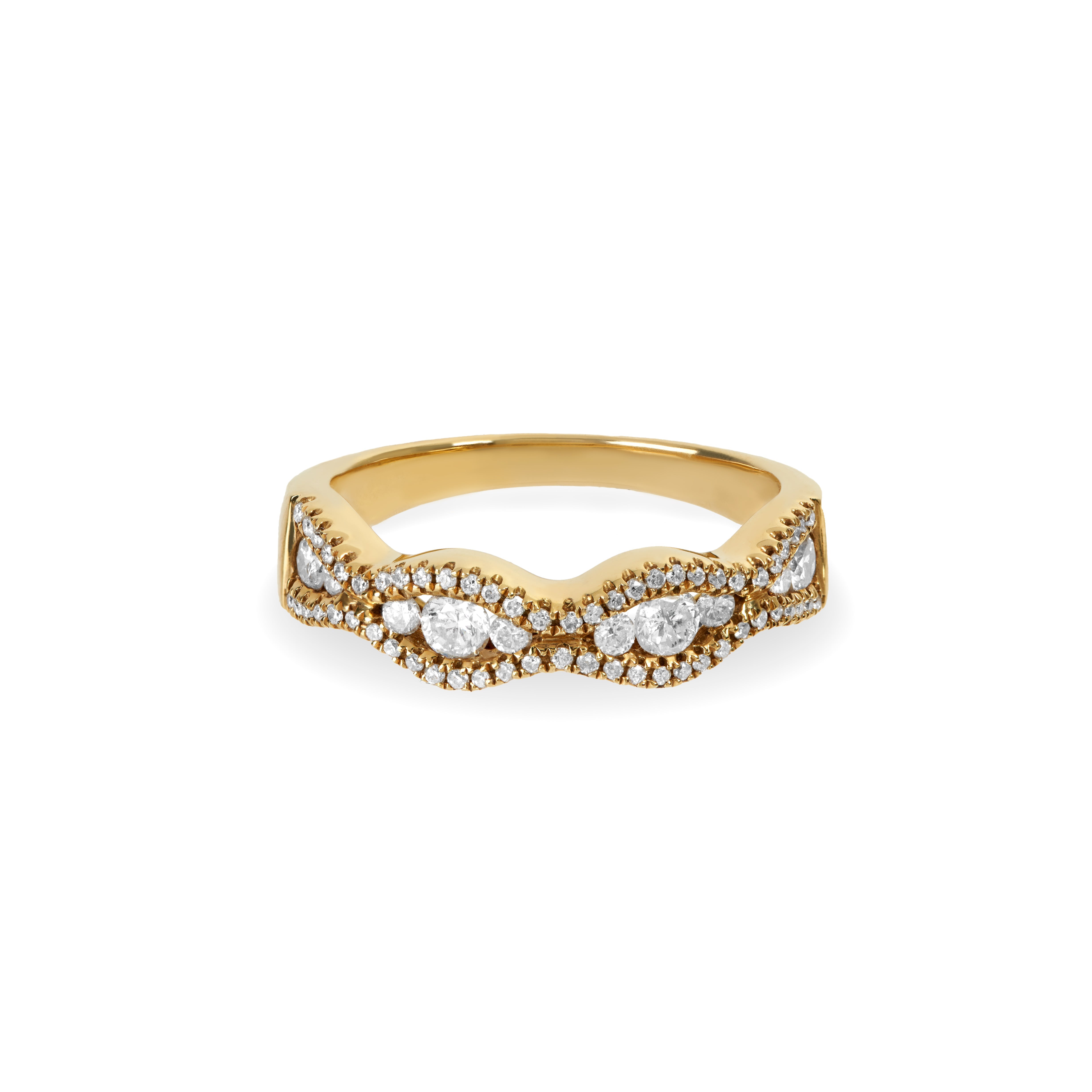 BLING WAVE RING - Soleil Fine Jewelry