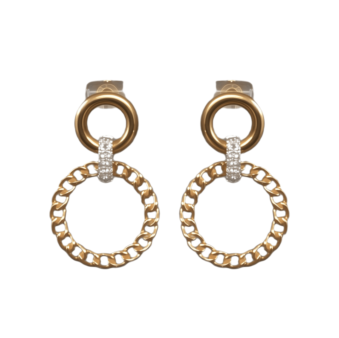 DOUBLE CIRCLE EARRINGS - Soleil Leon