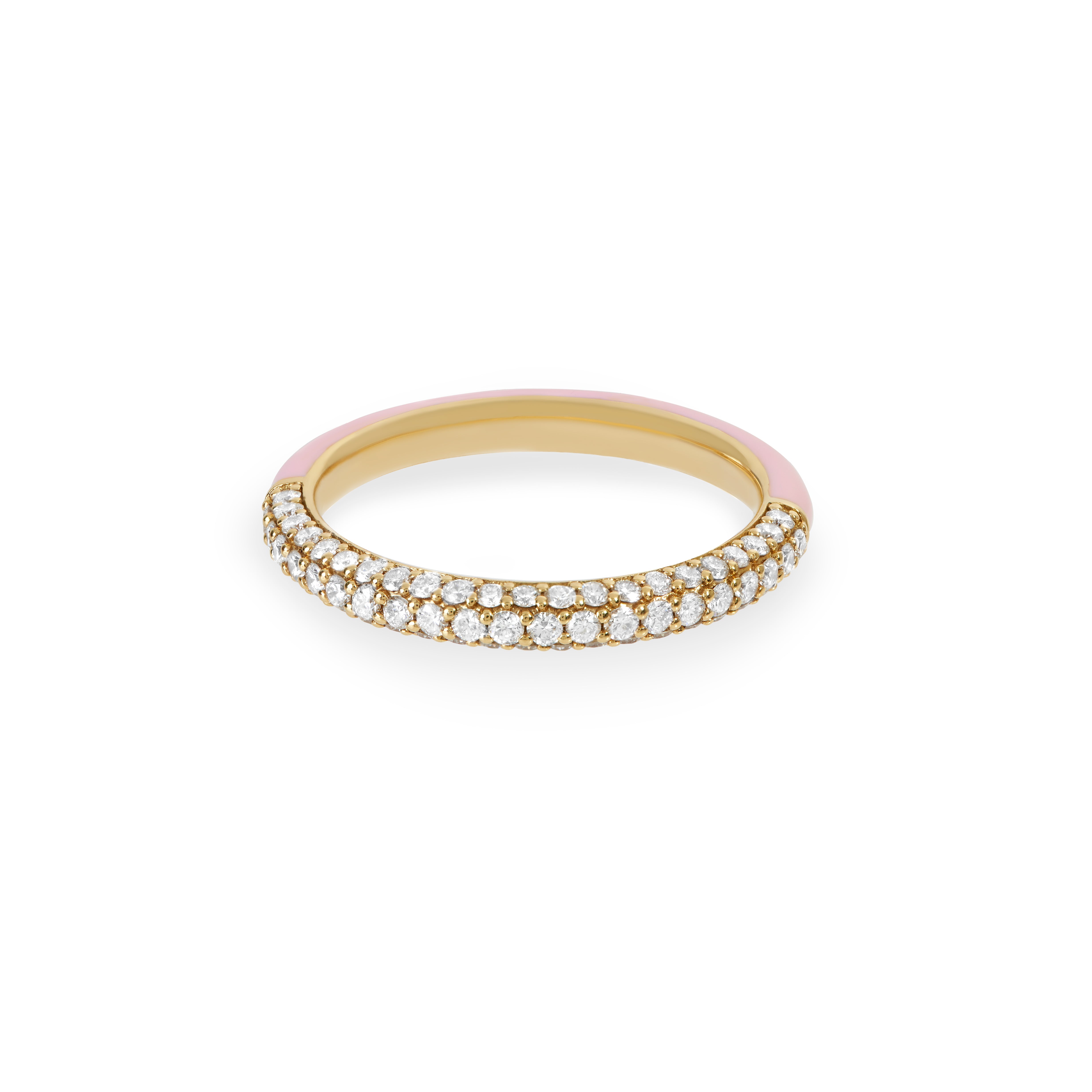 ENAMEL BLING BAND RING - Soleil Fine Jewelry