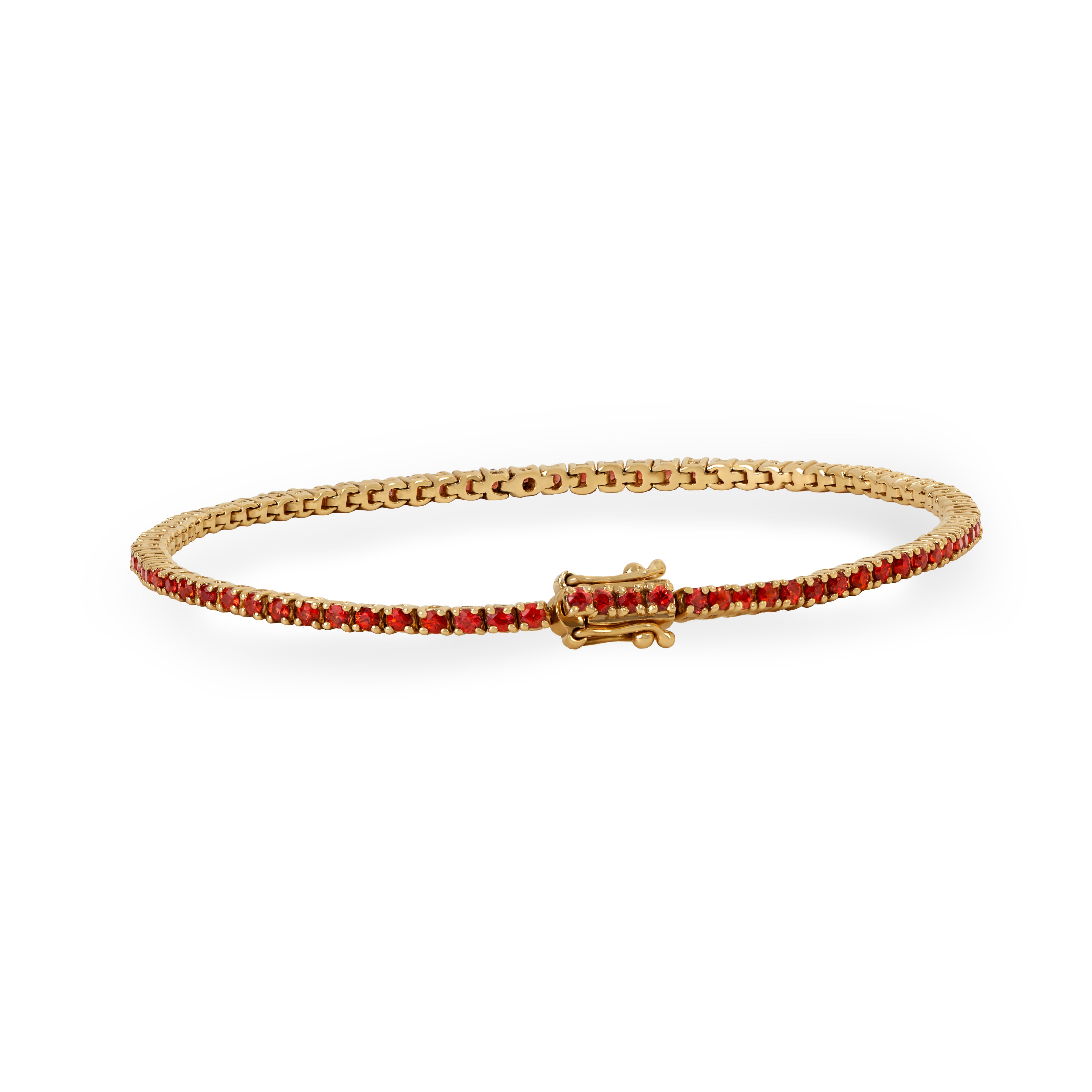 ORANGE SAPPHIRE BRACELET - Soleil Fine Jewelry