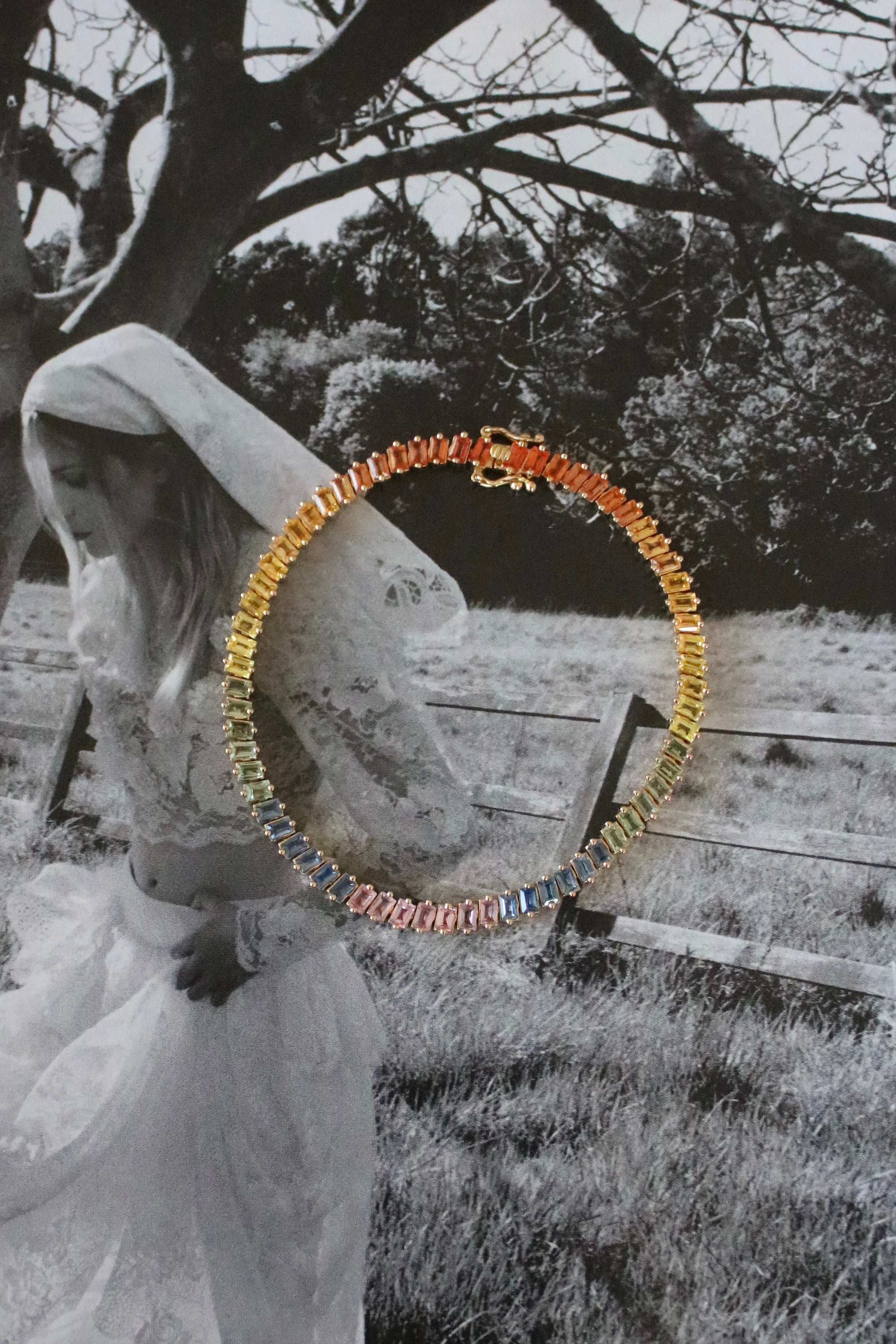 RAINBOW SAPPHIRE BRACELET - Soleil Leon