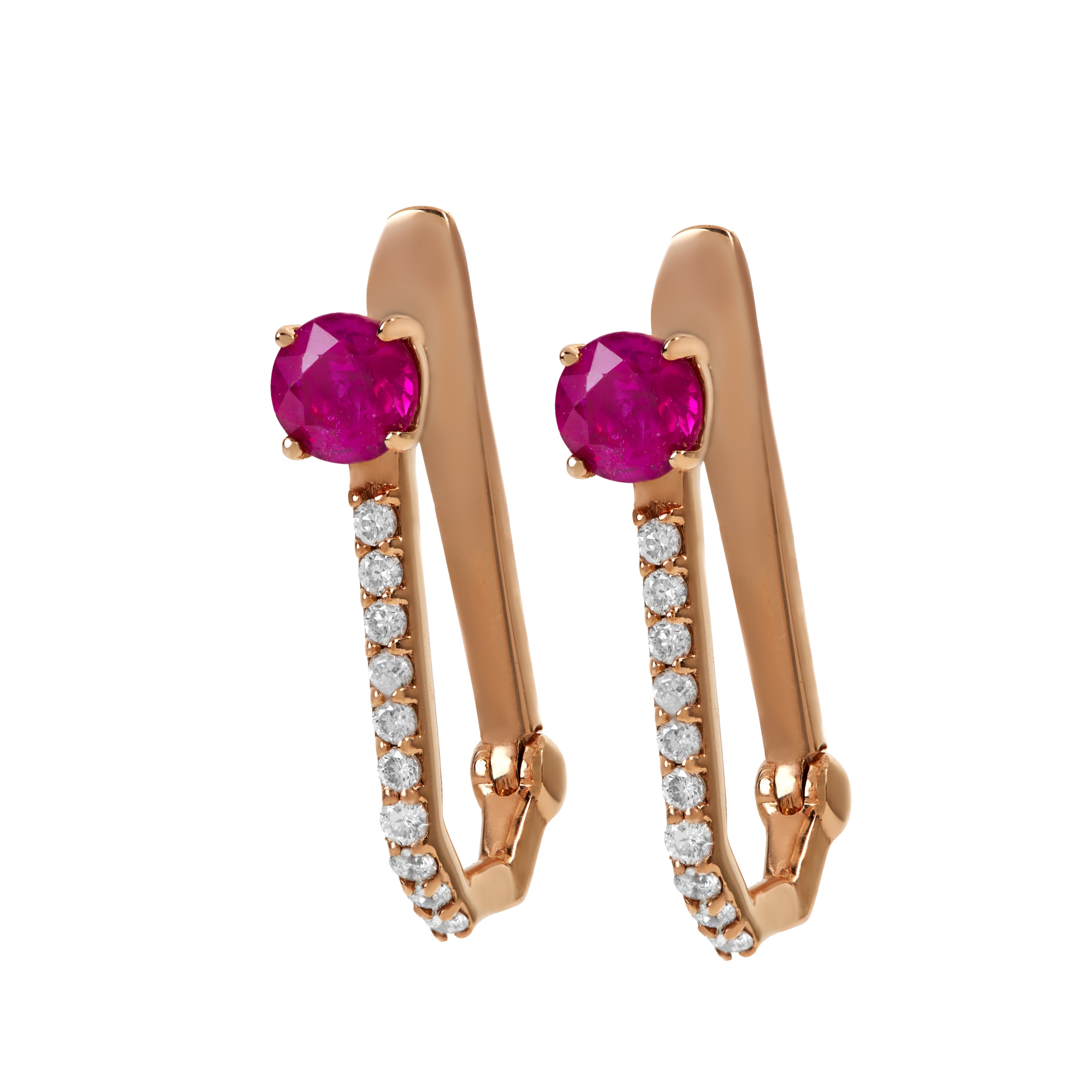 RUBY DROP EARRINGS - Soleil Fine Jewelry