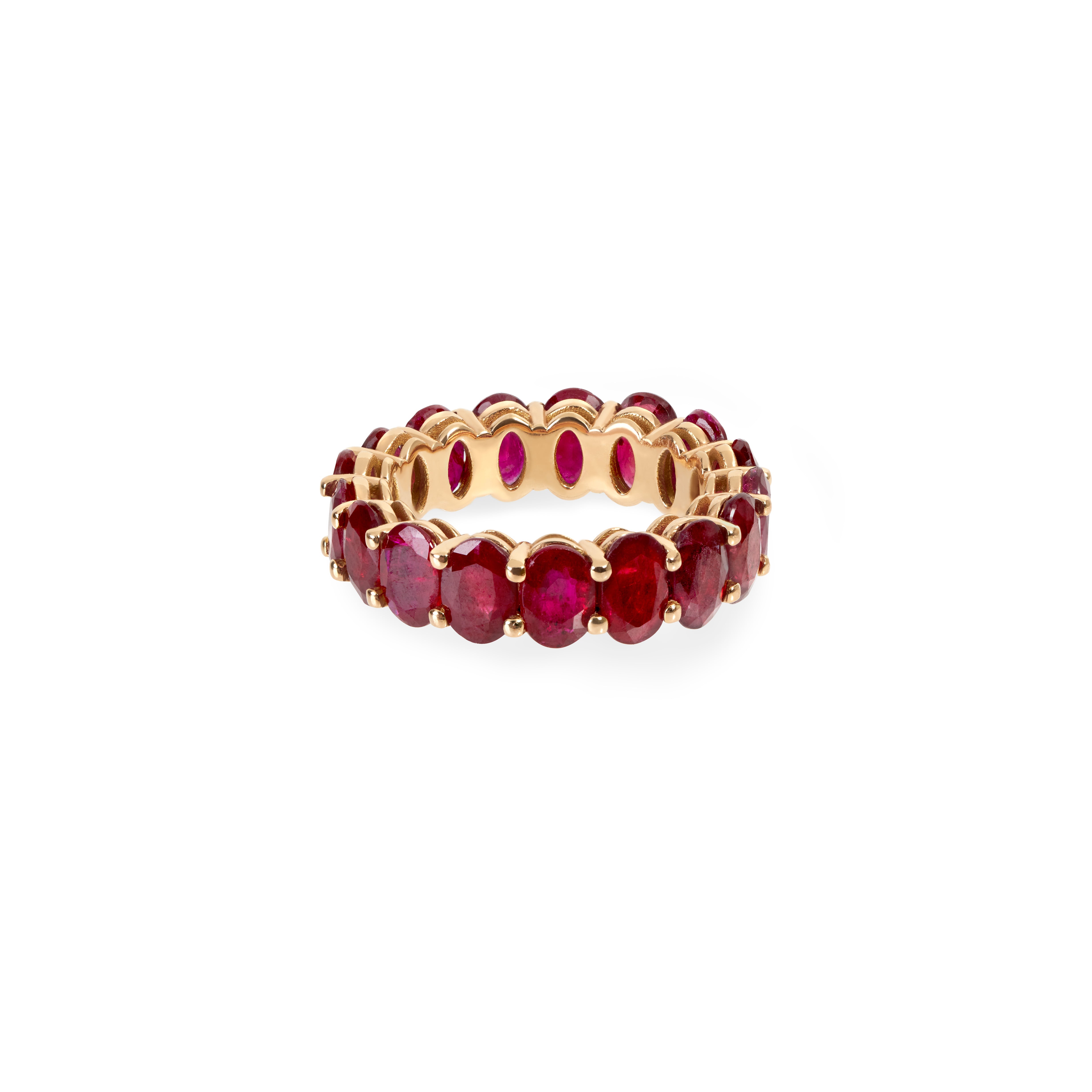 RUBY ETERNITY BAND RING - Soleil Fine Jewelry