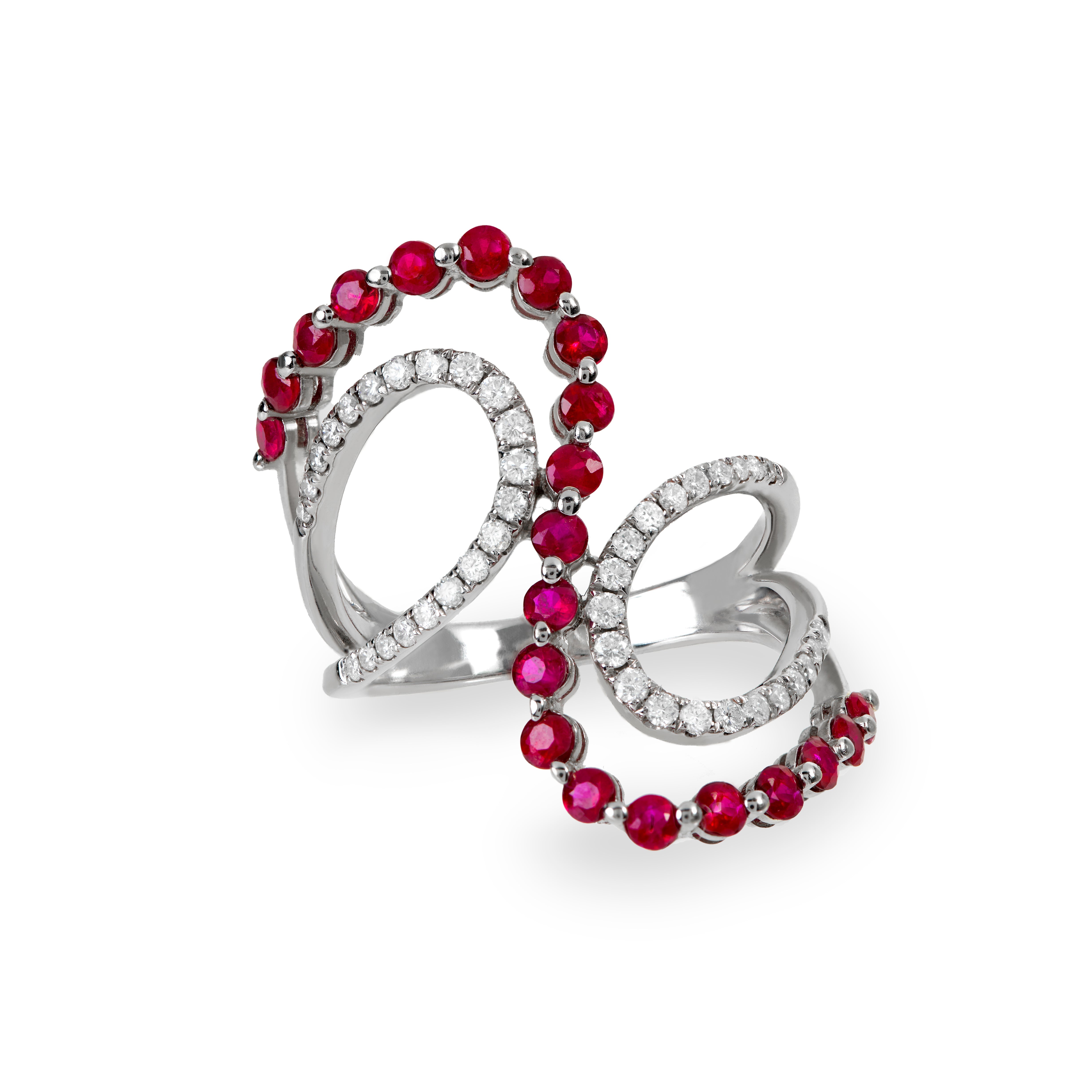 RUBY SWIRL RING - Soleil Fine Jewelry