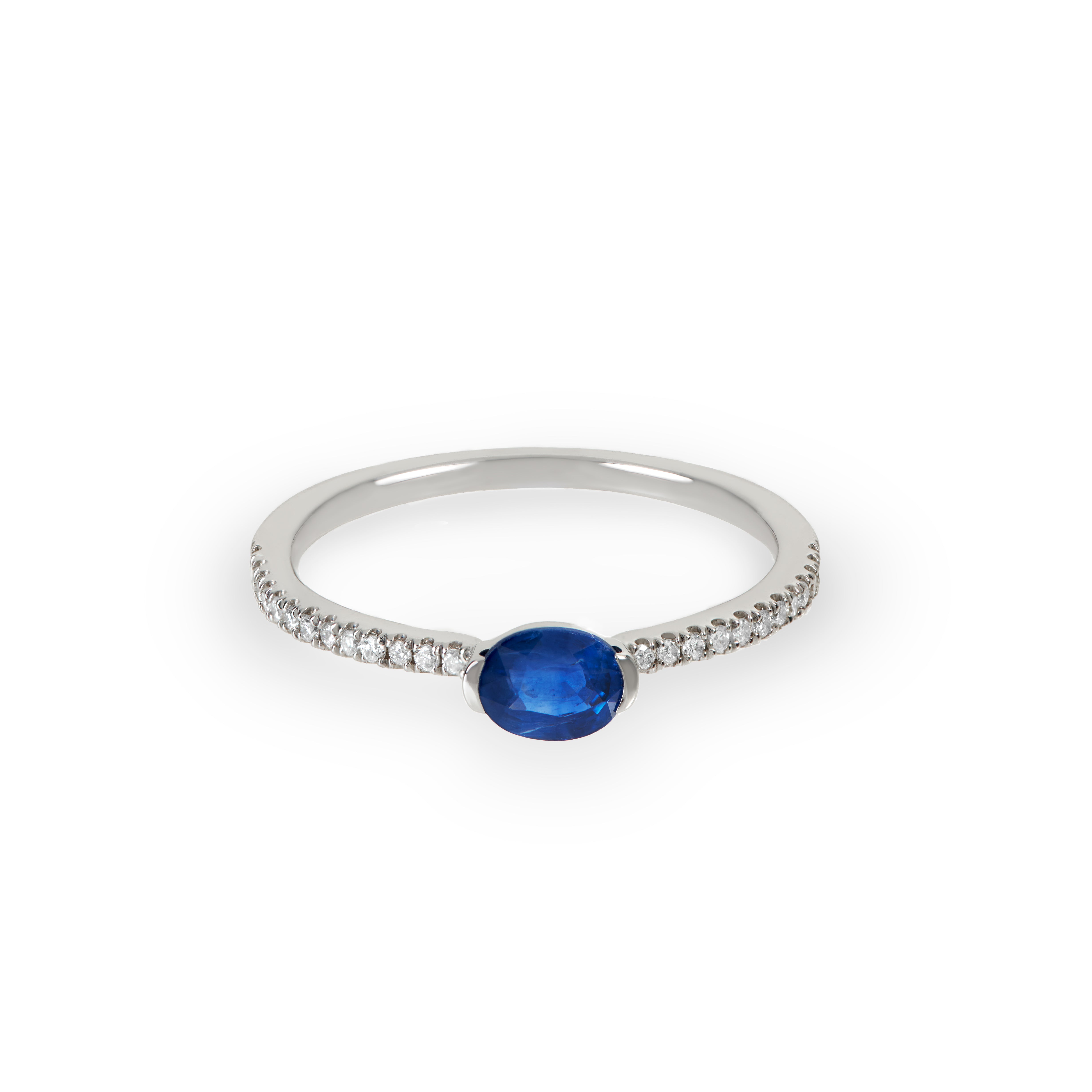 SAPPHIRE DROP RING - Soleil Fine Jewelry