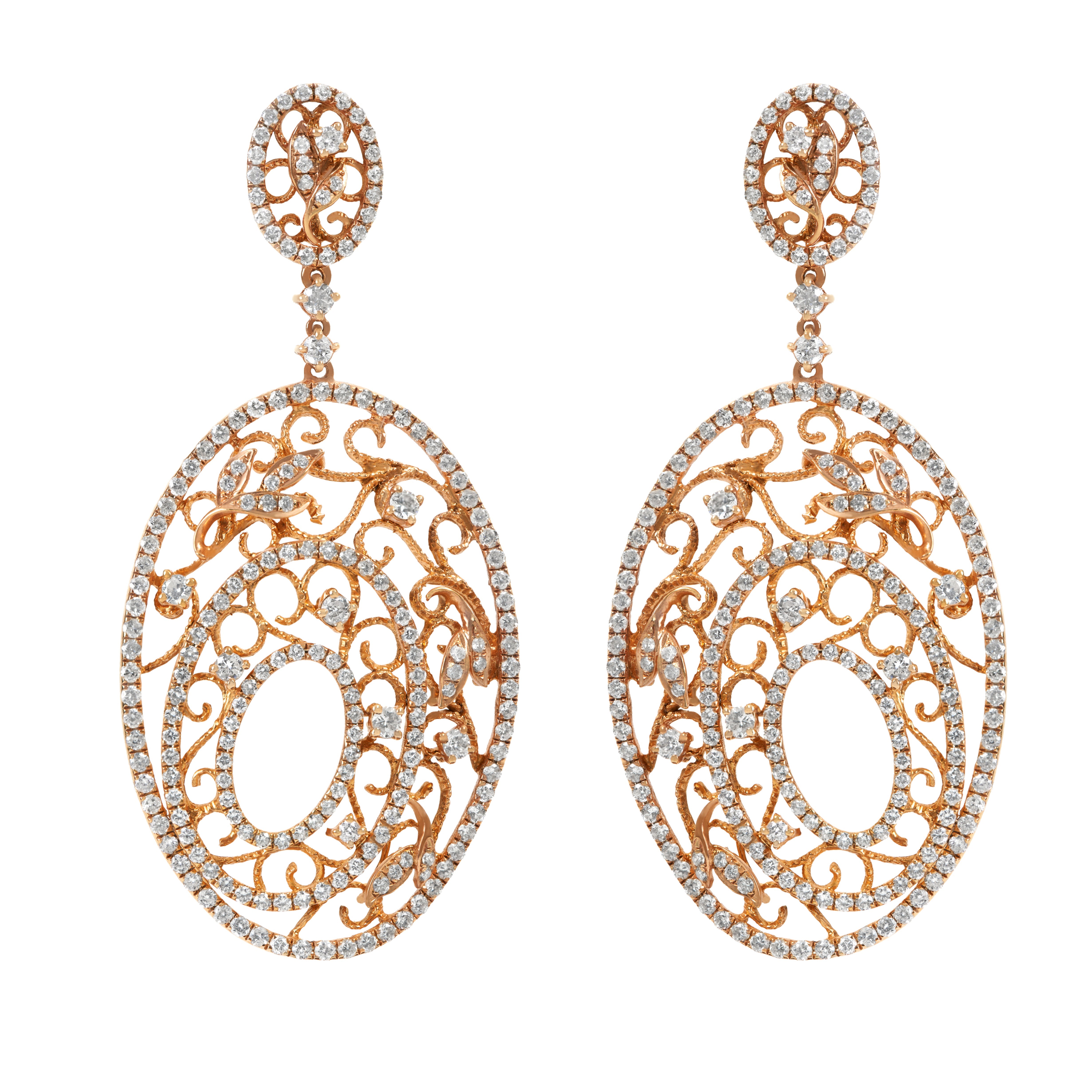 THE CIRCLE WEB EARRINGS - Soleil Fine Jewelry